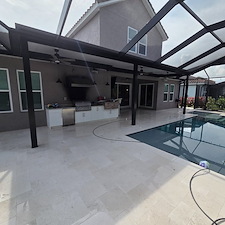 Annual-Maintenance-Lain-Softwash-Cage-and-Screen-Softwash-and-Travertine-Pool-Deck-Pressure-Washing 2