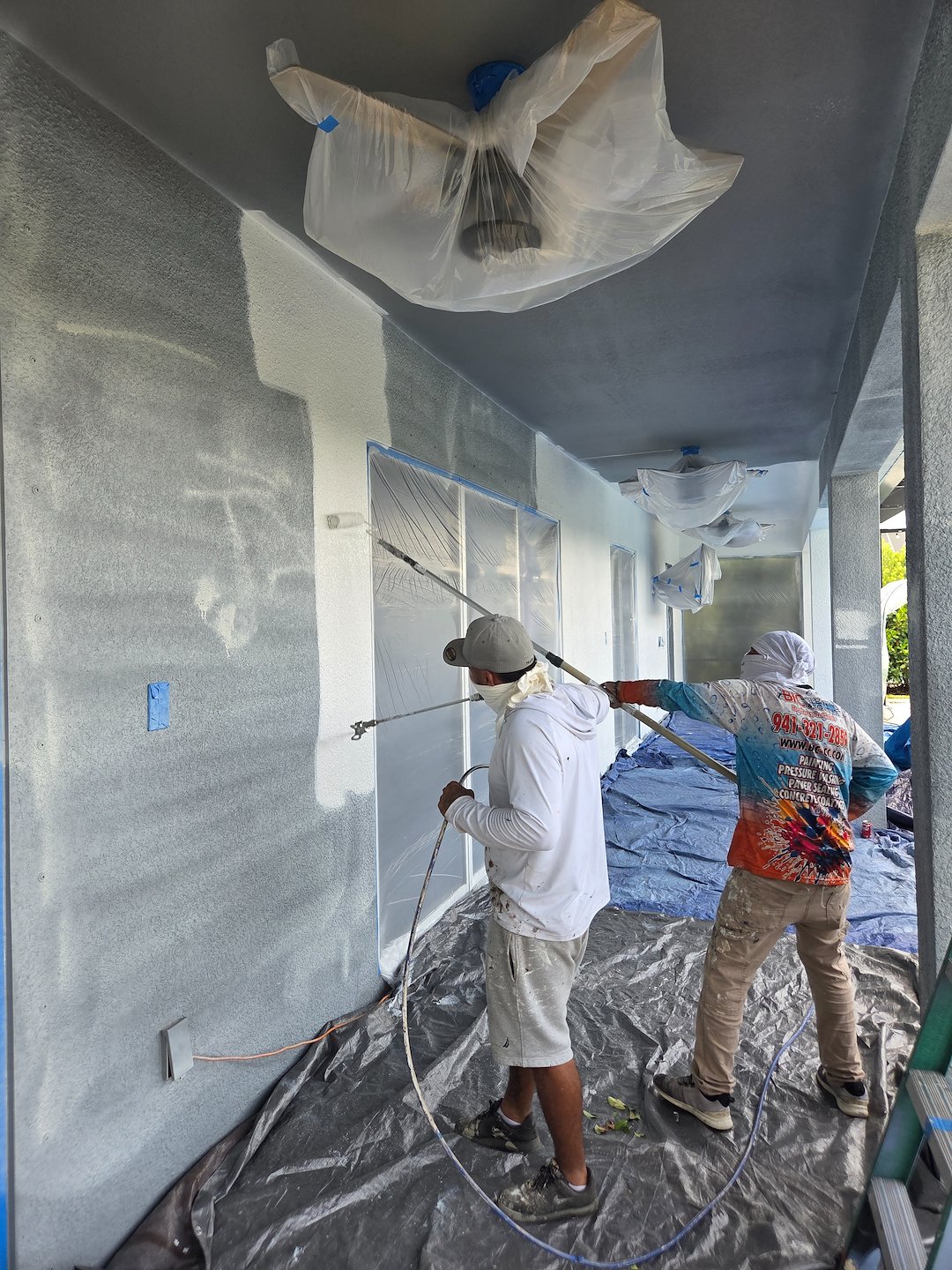 Exterior Painting of Lanai in Sarasota  Thumbnail