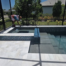 Leatherd-Marble-Pool-Deck-Sealing-in-The-Talon-Preserve-Community-in-Nokomis 2