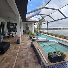 Pavers-cleaned-and-sealed-on-the-driveway-lanai-and-pool-deck-in-the-Waterside-Community-at-Lakewood-Ranch 3