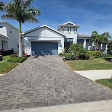 This-new-customer-in-The-Isles-of-Lakewood-Ranch-got-the-VIP-Soft-wash-on-house-and-pool-cage-Paver-Driveway-sealed-and-beautiful-Marble-Tile-Pool-Deck-Repaired-and-Restored 6